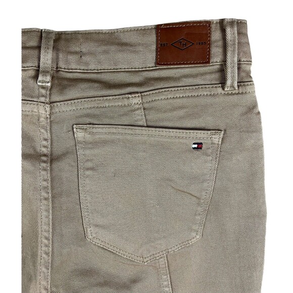 Tommy Hilfiger THFlex Tribeca Straight Ankle Jeans  Size 6  NWT  Tan Tie-Dye - Picture 9 of 14